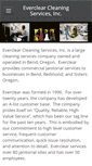 Mobile Screenshot of everclearcleaningservices.com