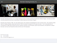 Tablet Screenshot of everclearcleaningservices.com